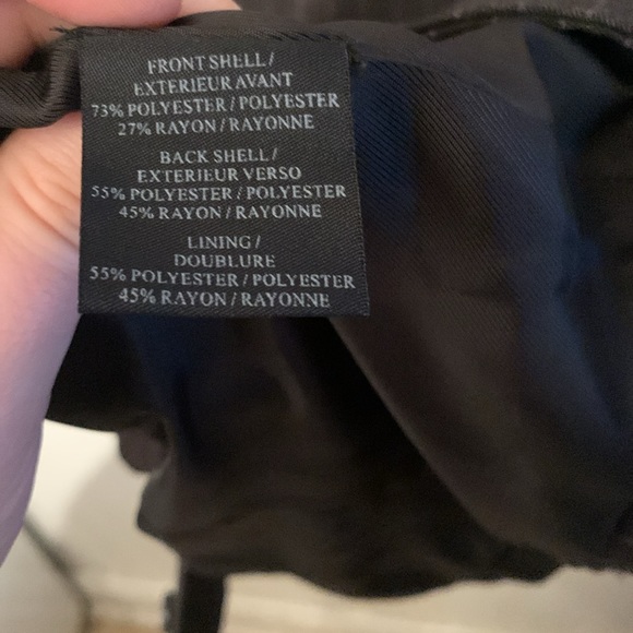 Extremely Sharp Kenneth Cole Black Pinstripe Vest with 2 zip up pockets SZ L - Picture 7 of 7